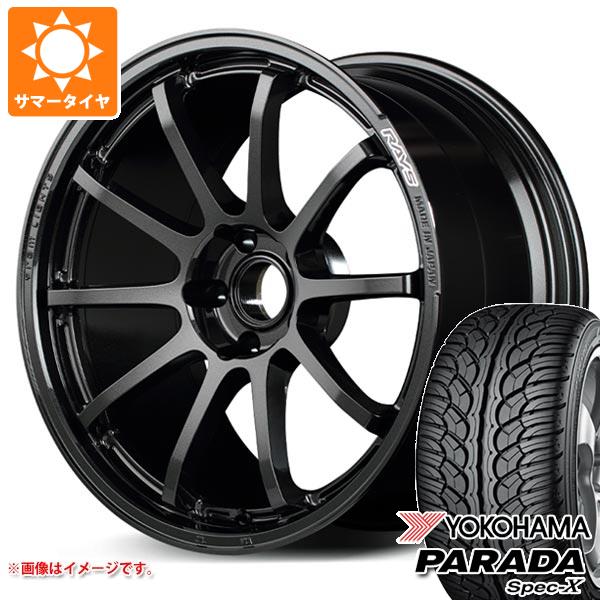 【タイヤ交換対象】サマータイヤ 235/60R18 103V ヨコハマ パラダ スペック-X PA02 レイズ グラムライツ 57NR 7.5-18 タイヤホイール4本セット 126,350円