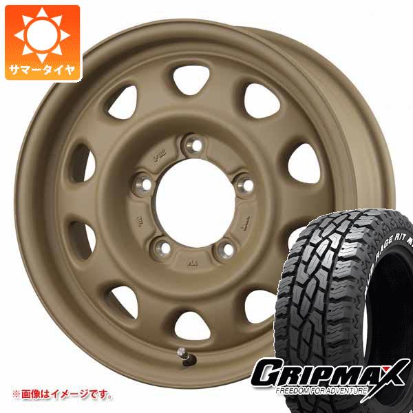 【タイヤ交換対象】ジムニー JB64W用 サマータイヤ グリップマックス マッドレイジ R/T MAX LT215/70R16 100/97R ホワイトレター ランドフット SWZ 5.5-16 タイヤホイール4本セット