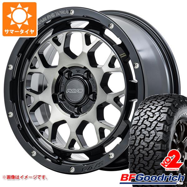 【タイヤ交換対象】5本セット ジープ ラングラー JK/JL系用 サマータイヤ BFグッドリッチ オールテレーンT/A KO2 33x12.50R17LT 120S ブラックレター レイズ デイトナ M9+ タイヤホイール5本セット|タイヤマックス