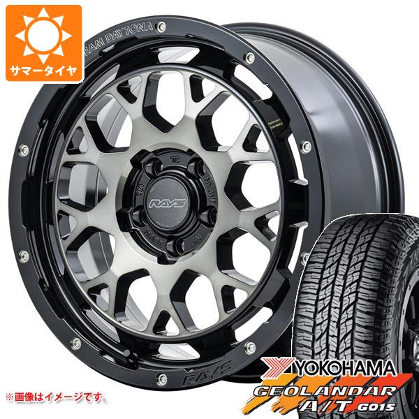 【タイヤ交換対象】5本セット ジープ ラングラー JK/JL系用 サマータイヤ ヨコハマ ジオランダー A/T G015 P285/70R17 117T アウトラインホワイトレター レイズ デイトナ M9+ タイヤホイール5本セット｜タイヤマックス