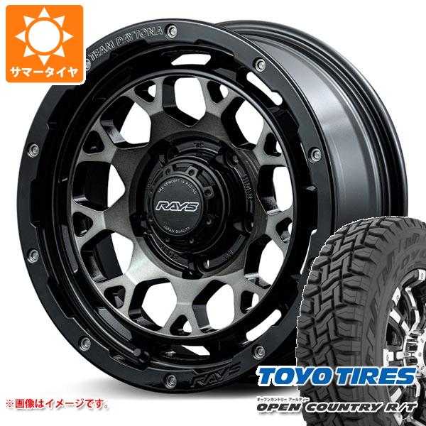 【タイヤ交換対象】5本セット スズキ ジムニーノマド JC74W用 サマータイヤ トーヨー オープンカントリー R/T 235/70R16 106Q ホワイトレター レイズ デイトナ M9+ 6.0-16 タイヤホイール5本セット