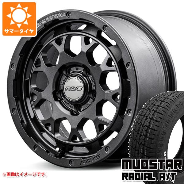 【タイヤ交換対象】T31エクストレイル用 サマータイヤ マッドスター ラジアル A/T 215/65R16C 109/107L ホワイトレター レイズ デイトナ M9+ スペックM 7.0-16 タイヤホイール4本セット|タイヤマックス