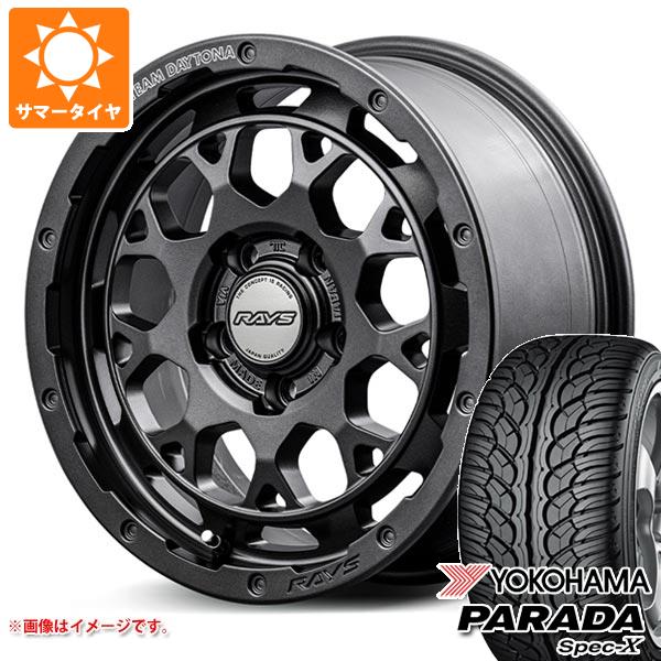 【タイヤ交換対象】サマータイヤ 235/60R18 103V ヨコハマ パラダ スペック-X PA02 レイズ デイトナ M9+ スペックM 7.5-18 タイヤホイール4本セット｜タイヤマックス
