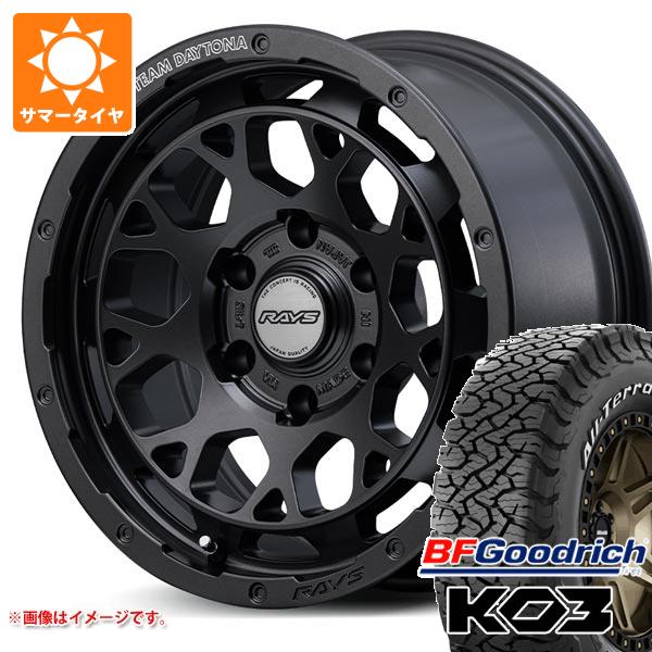 【タイヤ交換対象】5本セット FJクルーザー 10系用 サマータイヤ BFグッドリッチ オールテレーンT/A KO3 LT285/70R17 121/118S ホワイトレター レイズ デイトナ M9+ スペックM 8.0-17 タイヤホイール5本セット