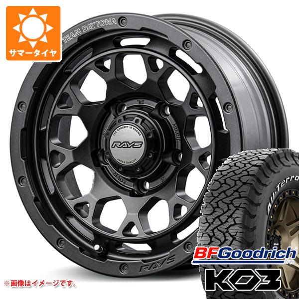 【タイヤ交換対象】ジムニー用 2026年製 サマータイヤ BFグッドリッチ オールテレーンT/A KO3 LT175/80R16 92S ホワイトレター レイズ デイトナ M9+ スペックM 5.5-16 タイヤホイール4本セット