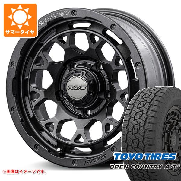 【タイヤ交換対象】5本セット ジムニー JB64W用 サマータイヤ トーヨー オープンカントリー A/T3 215/70R16 100T ブラックレター レイズ デイトナ M9+ スペックM 5.5-16 タイヤホイール5本セット|タイヤマックス