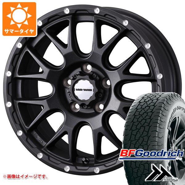 【タイヤ交換対象】サマータイヤ 225/60R17 99H BFグッドリッチ トレールテレーンT/A ブラックレター マッドヴァンス08 7.0-17 タイヤホイール4本セット