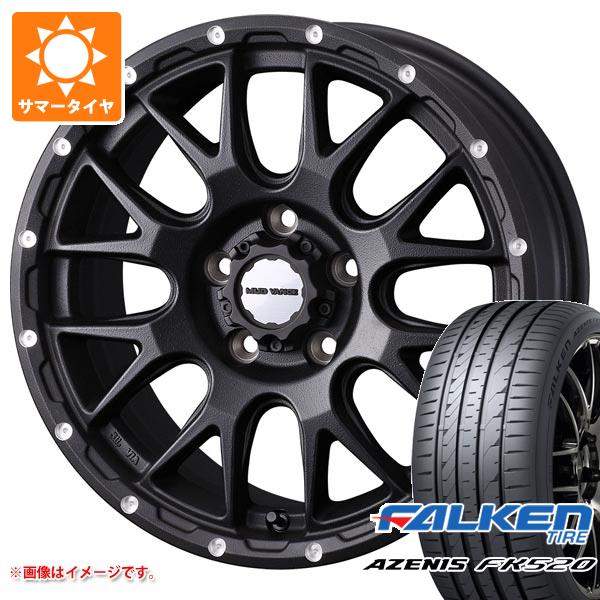 【タイヤ交換対象】サマータイヤ 235/55R18 104Y XL ファルケン アゼニス FK520L マッドヴァンス08 7.5-18 タイヤホイール4本セット