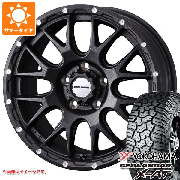 【タイヤ交換対象】RAV4 50系用 サマータイヤ ヨコハマ ジオランダー X-AT G016 LT225/75R16 103/100Q アウトラインホワイトレター マッドヴァンス08 7.0-16 タイヤホイール4本セット