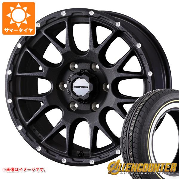 【タイヤ交換対象】ハイエース 200系用 サマータイヤ オーレンカウンター クラシックオーバル 215/65R16C 109/107T ホワイト/イエローリボン マッドヴァンス08 6.5-16 タイヤホイール4本セット