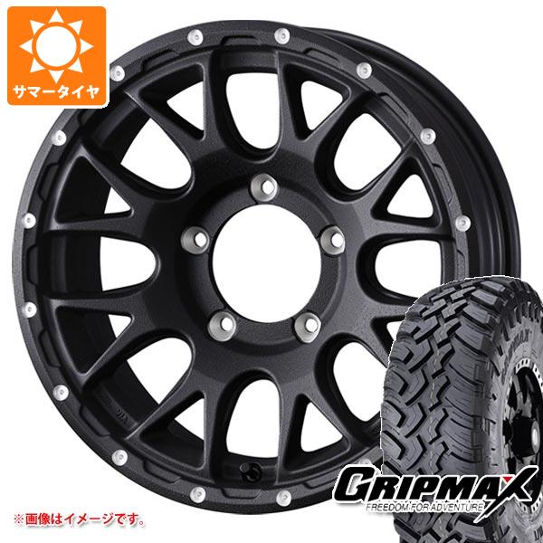 【タイヤ交換対象】5本セット スズキ ジムニーノマド JC74W用 サマータイヤ グリップマックス マッドレイジ M/T 195/80R15 96Q ホワイトレター マッドヴァンス08 6.0-15 タイヤホイール5本セット
