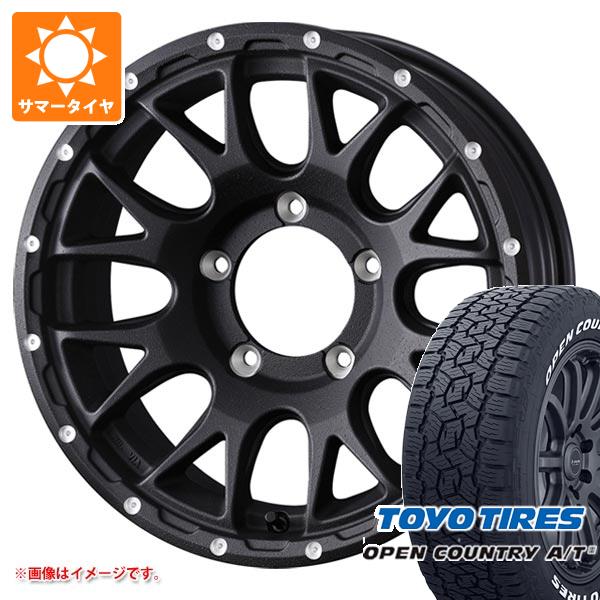 【タイヤ交換対象】スズキ ジムニーノマド JC74W用 サマータイヤ トーヨー オープンカントリー A/T3 195/80R15 107/105N LT ホワイトレター マッドヴァンス08 6.0-15 タイヤホイール4本セット