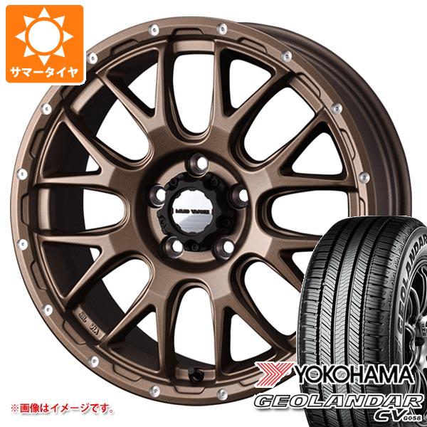【タイヤ交換対象】2026年製 サマータイヤ 225/70R16 103H ヨコハマ ジオランダー CV G058 マッドヴァンス08 7.0-16 タイヤホイール4本セット｜タイヤマックス