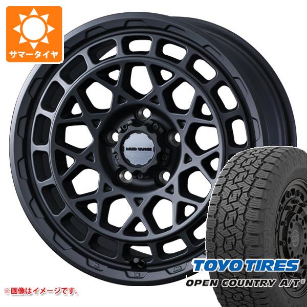 【タイヤ交換対象】ミツビシ デリカD5用 サマータイヤ トーヨー オープンカントリー A/T3 235/70R16 106T ブラックレター マッドヴァンスX タイプM 7.0-16 タイヤホイール4本セット