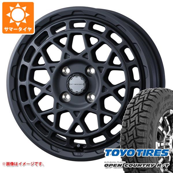 【タイヤ交換対象】ハイゼットトラック S500系用 サマータイヤ トーヨー オープンカントリー R/T 165/60R15 77Q ホワイトレター マッドヴァンスX タイプM 4.5-15 タイヤホイール4本セット|タイヤマックス