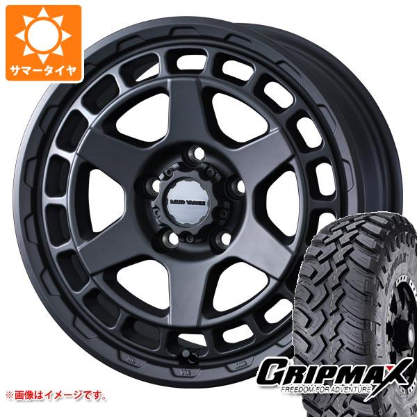 【タイヤ交換対象】ミツビシ デリカD5用 サマータイヤ グリップマックス マッドレイジ M/T LT235/70R16 106Q ホワイトレター マッドヴァンスX タイプS 7.0-16 タイヤホイール4本セット