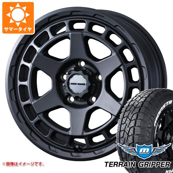 【タイヤ交換対象】T32エクストレイル用 サマータイヤ モンスタ テレーングリッパー 225/65R17 106T ホワイトレター マッドヴァンスX タイプS 7.0-17 タイヤホイール4本セット|タイヤマックス