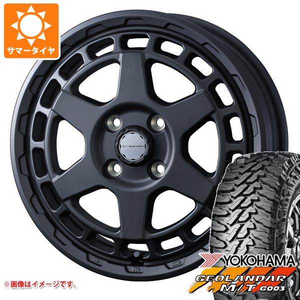 【タイヤ交換対象】キャリイ DA16T用 2026年製 サマータイヤ ヨコハマ ジオランダー M/T G003 145/80R12 80/78N LT マッドヴァンスX タイプS 4.0-12 タイヤホイール4本セット