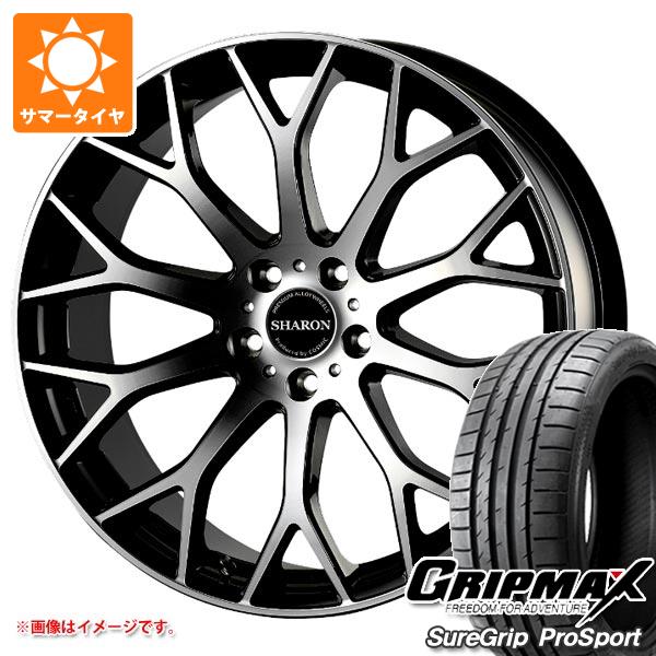 【タイヤ交換対象】サマータイヤ 225/35R19 88Y XL グリップマックス シュアグリップ プロスポーツ コスミック ヴェネルディ シャロン 8.0-19 タイヤホイール4本セット