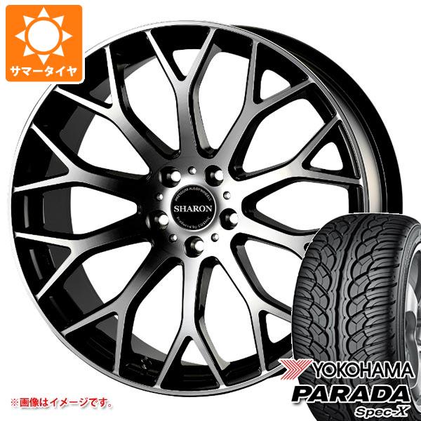 【タイヤ交換対象】サマータイヤ 235/60R18 103V ヨコハマ パラダ スペック-X PA02 コスミック ヴェネルディ シャロン 8.0-18 タイヤホイール4本セット
