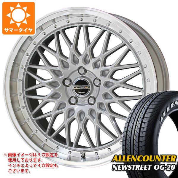 【タイヤ交換対象】ハイエース 200系用 サマータイヤ オーレンカウンター ニューストリート OG-20 215/60R17C 109/107T ホワイトレター シュタイナー FTX 6.5-17 タイヤホイール4本セット|タイヤマックス