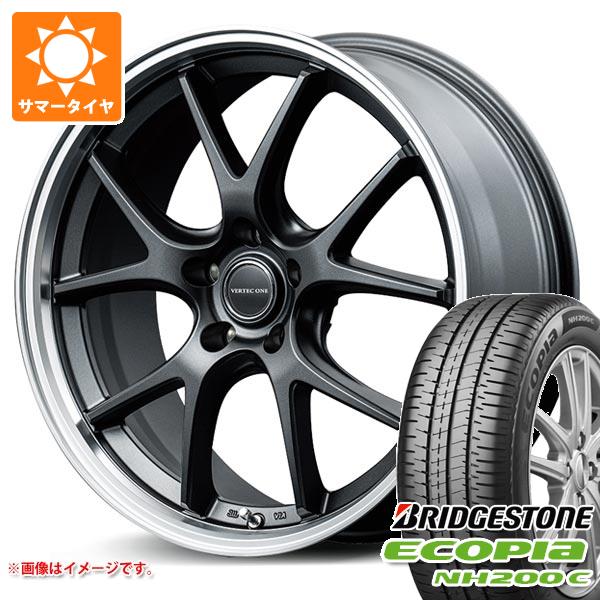 【タイヤ交換対象】サマータイヤ 165/60R15 77H ブリヂストン エコピア NH200C ヴァーテックワン エグゼ5 Vセレクション 4.5-15 タイヤホイール4本セット