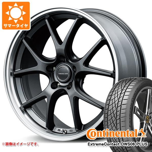 【タイヤ交換対象】サマータイヤ 215/40R18 89Y XL コンチネンタル エクストリームコンタクト DWS06 プラス ヴァーテックワン エグゼ5 Vセレクション 7.0-18 タイヤホイール4本セット