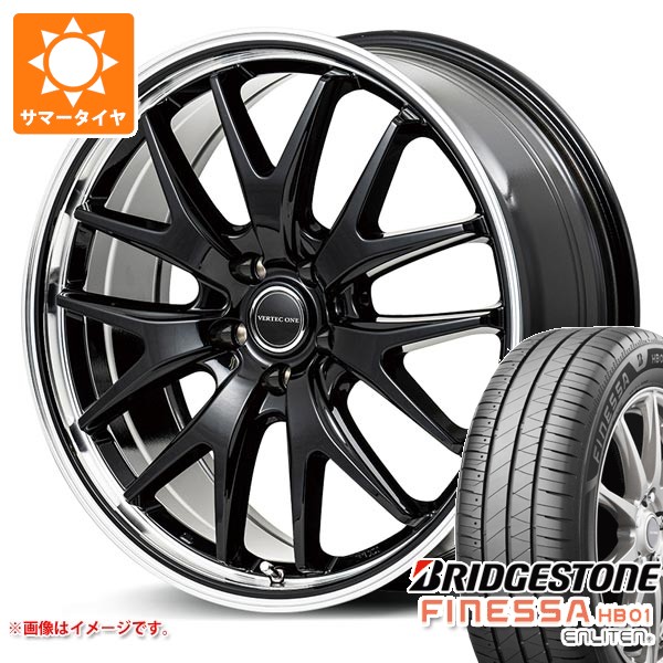 【タイヤ交換対象】サマータイヤ 195/45R17 81W ブリヂストン フィネッサ HB01 ヴァーテックワン エグゼ7 7.0-17 タイヤホイール4本セット