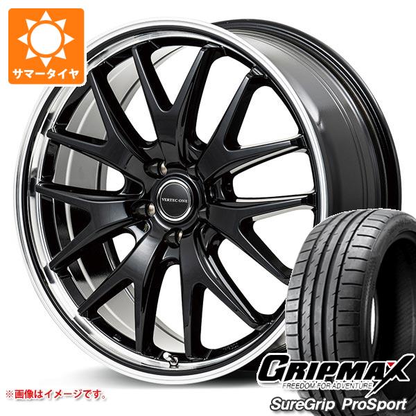 【タイヤ交換対象】サマータイヤ 225/40R18 92Y XL グリップマックス シュアグリップ プロスポーツ ヴァーテックワン エグゼ7 8.0-18 タイヤホイール4本セット