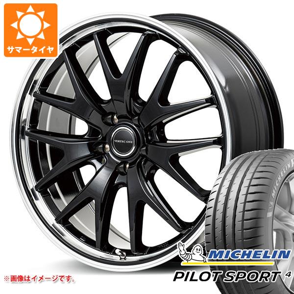 【タイヤ交換対象】サマータイヤ 235/40R19 (96Y) XL ミシュラン パイロットスポーツ4 ヴァーテックワン エグゼ7 8.0-19 タイヤホイール4本セット
