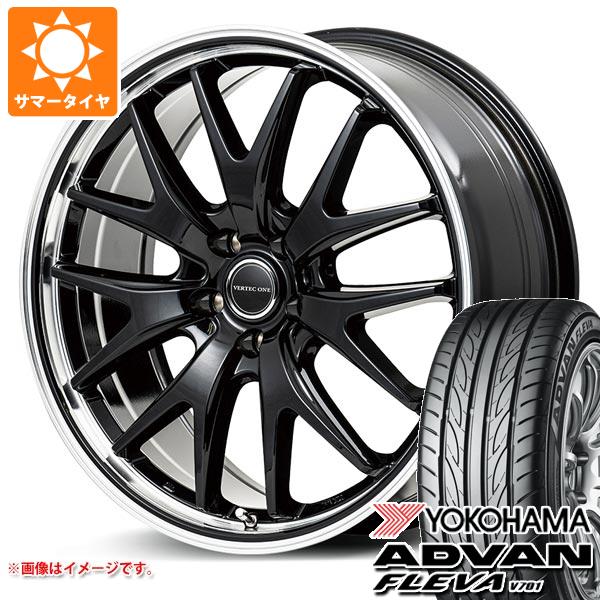 【タイヤ交換対象】2026年製 サマータイヤ 195/55R16 87V ヨコハマ アドバン フレバ V701 ヴァーテックワン エグゼ7 6.0-16 タイヤホイール4本セット