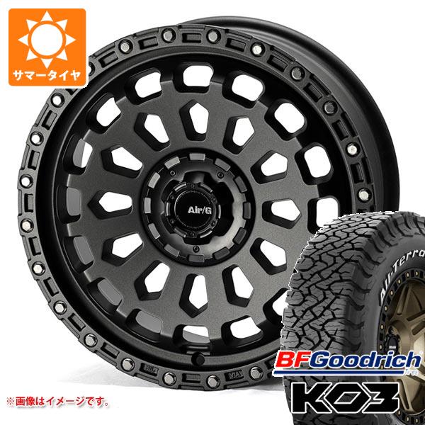 【タイヤ交換対象】RAV4 50系用 サマータイヤ BFグッドリッチ オールテレーンT/A KO3 LT265/65R17 116/113S ホワイトレター エアージー ヴァルカン 7.0-17 タイヤホイール4本セット