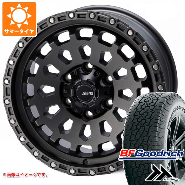 【タイヤ交換対象】ランドクルーザー300用 サマータイヤ BFグッドリッチ トレールテレーンT/A 265/65R18 114T アウトラインホワイトレター エアージー ヴァルカン 8.5-18 タイヤホイール4本セット 172,450円
