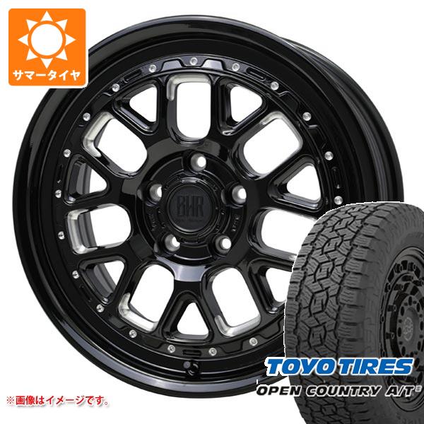 【タイヤ交換対象】ミツビシ デリカD5用 サマータイヤ トーヨー オープンカントリー A/T3 235/70R16 106T ブラックレター バークレイハードロック ヒューロン 7.0-16 タイヤホイール4本セット
