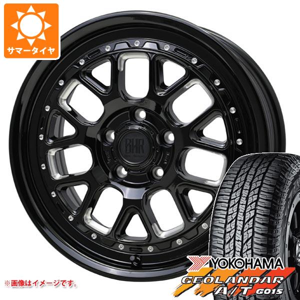 【タイヤ交換対象】RAV4 50系用 サマータイヤ ヨコハマ ジオランダー A/T G015 P245/70R16 106T アウトラインホワイトレター バークレイハードロック ヒューロン 7.0-16 タイヤホイール4本セット