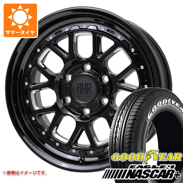 【タイヤ交換対象】NV350キャラバン E26用 2026年製 サマータイヤ グッドイヤー イーグル ＃1 ナスカープラス 215/65R16C 109/107R ホワイトレター バークレイハードロック ヒューロン 6.5-16 タイヤホイール4本セット