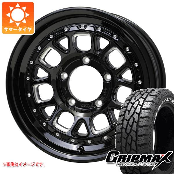 【タイヤ交換対象】5本セット スズキ ジムニーノマド JC74W用 サマータイヤ グリップマックス マッドレイジ R/T MAX LT185/85R16 105/103Q ホワイトレター バークレイハードロック ヒューロン 6.0-16 タイヤホイール5本セット