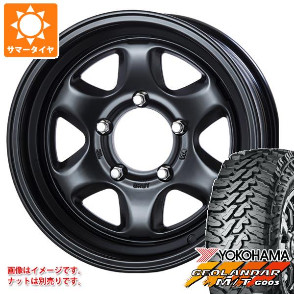 【タイヤ交換対象】5本セット スズキ ジムニーノマド JC74W用 2026年製 サマータイヤ ヨコハマ ジオランダー M/T G003 LT215/70R16 100/ 97Q ブルート BR-44 6.5-16 タイヤホイール5本セット