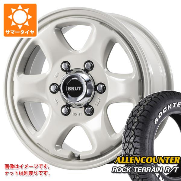 ニッサン NV350キャラバン E26用 サマータイヤ オーレンカウンター ロックテレーン R/T 215/65R16C 109/107Q ホワイトレター ブルート BR-44 6.5-16 タイヤホイール4本セット｜タイヤマックス