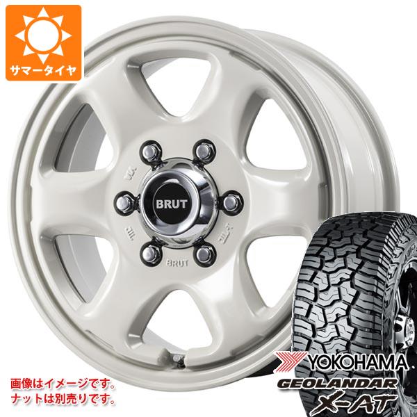 ニッサン NV350キャラバン E26用 サマータイヤ 2026年製 ヨコハマ ジオランダー X-AT G016 215/65R16C 109/107Q アウトラインホワイトレター G016A ブルート BR-44 6.5-16 タイヤホイール4本セット|タイヤマックス