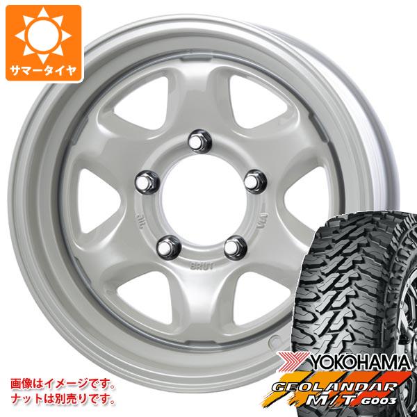 【タイヤ交換対象】5本セット ジムニーシエラ JB74W用 2026年製 サマータイヤ ヨコハマ ジオランダー M/T G003 LT215/70R16 100/ 97Q ブルート BR-44 6.5-16 タイヤホイール5本セット|タイヤマックス