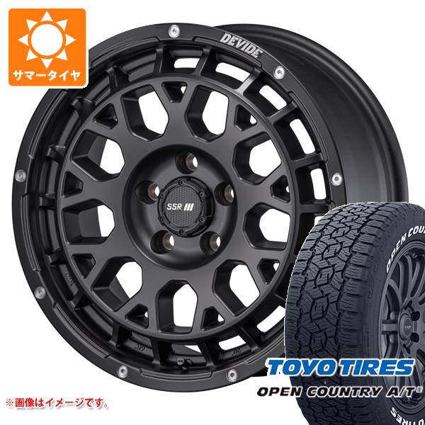 【タイヤ交換対象】エクリプスクロス GK系用 2026年製 サマータイヤ トーヨー オープンカントリー A/T3 215/70R16 100T ホワイトレター SSR ディバイド G:M 7.0-16 タイヤホイール4本セット|タイヤマックス