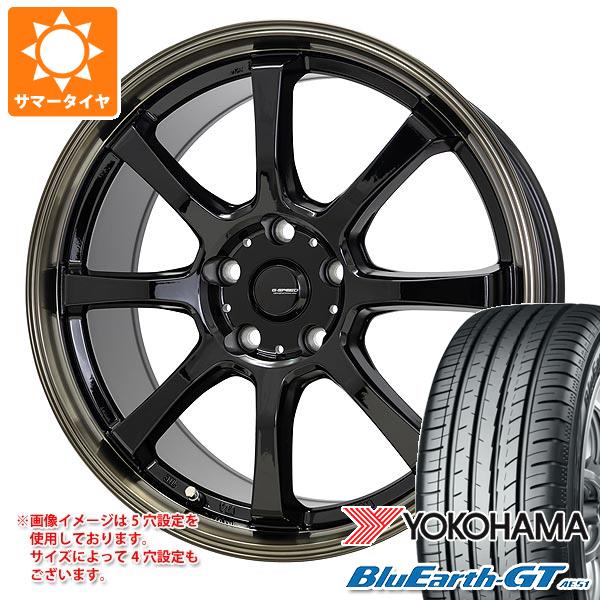 【タイヤ交換対象】サマータイヤ 195/50R16 88V XL ヨコハマ ブルーアースGT AE51 ジースピード P-08 6.0-16 タイヤホイール4本セット|タイヤマックス