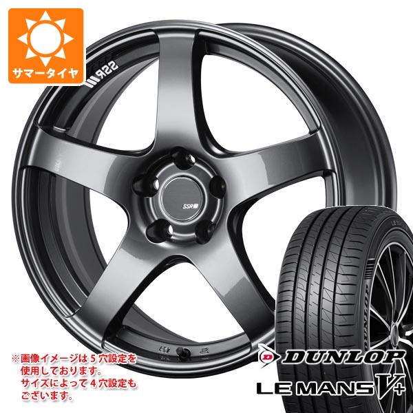 【タイヤ交換対象】サマータイヤ 225/35R19 88W XL ダンロップ ルマン5 LM5+ SSR GTV01 8.5-19 タイヤホイール4本セット