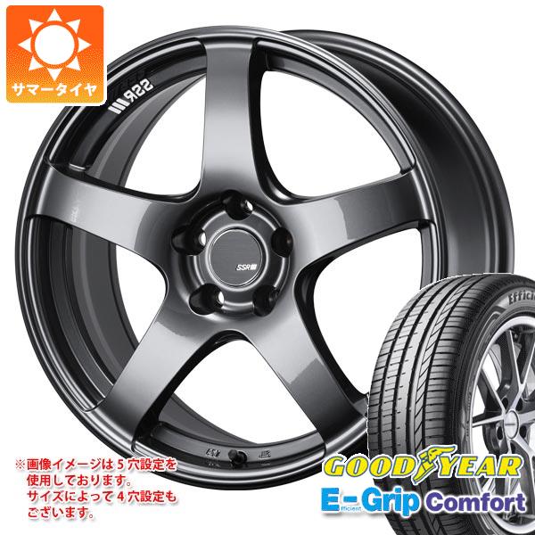 【タイヤ交換対象】サマータイヤ 225/55R17 97W グッドイヤー エフィシエントグリップコンフォート SSR GTV01 7.0-17 タイヤホイール4本セット