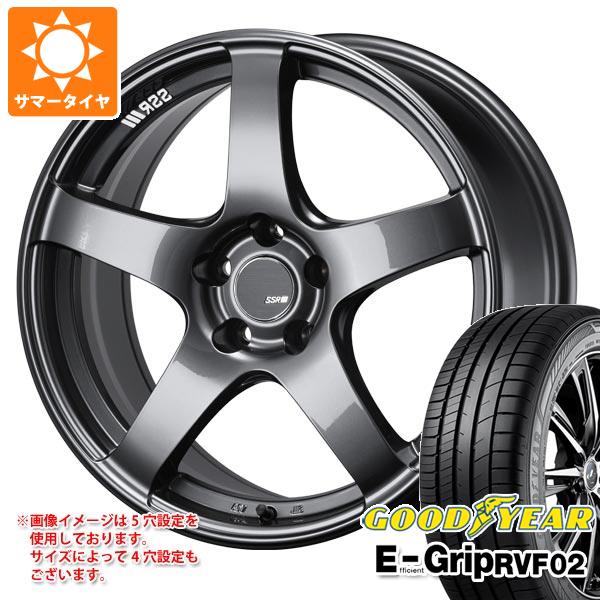 【タイヤ交換対象】サマータイヤ 225/50R18 99V XL グッドイヤー エフィシエントグリップ RVF02 SSR GTV01 7.5-18 タイヤホイール4本セット|タイヤマックス