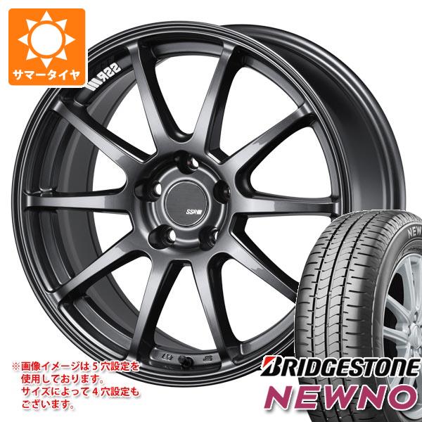 【タイヤ交換対象】サマータイヤ 215/45R17 91W XL ブリヂストン ニューノ SSR GTV02 7.0-17 タイヤホイール4本セット