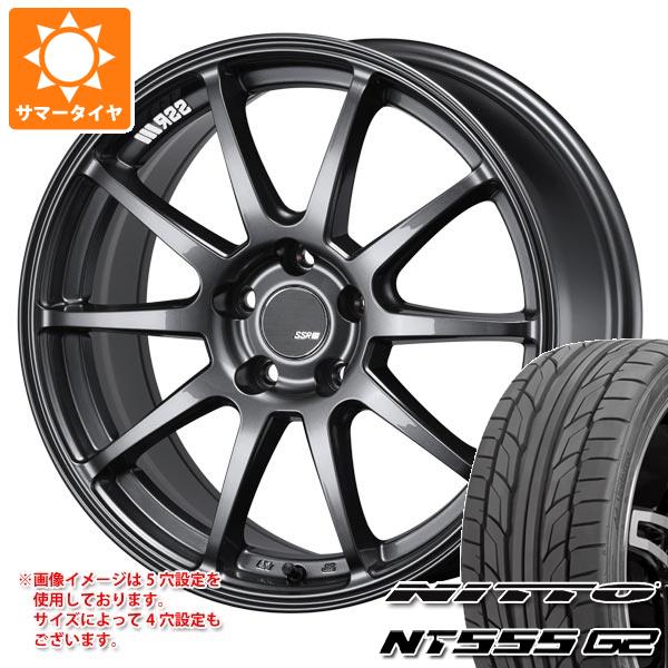 【タイヤ交換対象】サマータイヤ 215/50R17 95W XL ニットー NT555 G2 SSR GTV02 7.0-17 タイヤホイール4本セット|タイヤマックス