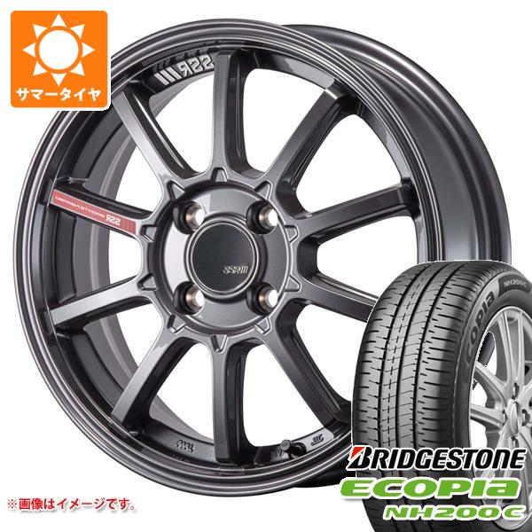 【タイヤ交換対象】2026年製 サマータイヤ 165/60R15 77H ブリヂストン エコピア NH200C SSR GTV05 5.0-15 タイヤホイール4本セット｜タイヤマックス