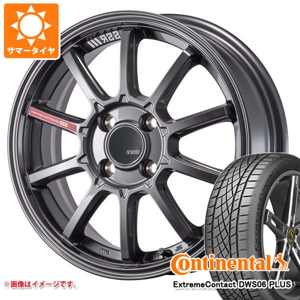 【タイヤ交換対象】サマータイヤ 195/50R16 84W コンチネンタル エクストリームコンタクト DWS06 プラス SSR GTV05 6.0-16 タイヤホイール4本セット